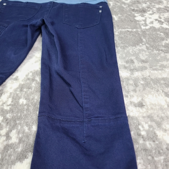 GENETIC DENIM Low Rise Blue Hyde Super Royal Two-tone Skinny - Picture 6 of 16